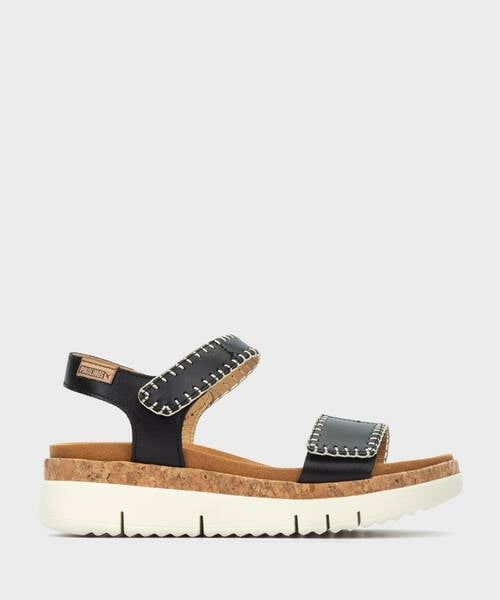 Wedges and platforms | PALMA W4N-0750 | BLACK | Pikolinos