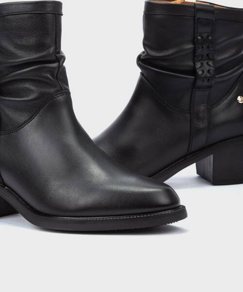 Botines Tacón | BACAROT W2D-8891 | BLACK | Pikolinos