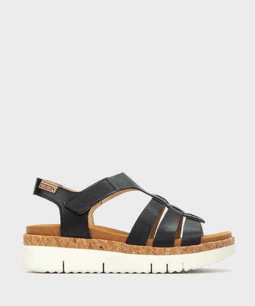 Wedges and platforms | PALMA W4N-0754 | BLACK | Pikolinos