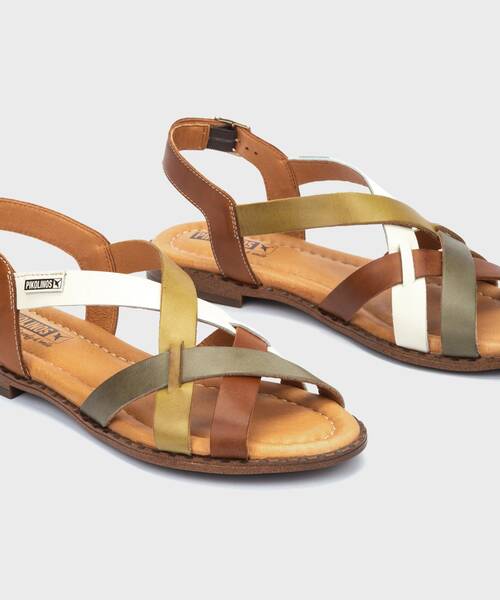 Flat sandals | ALGAR W0X-0556C6 | BRANDY | Pikolinos