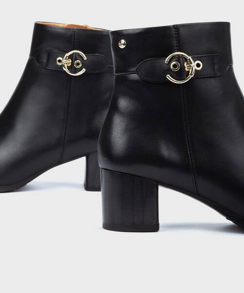 Bottines à Talons | CALAFAT W1Z-8588 | BLACK | Pikolinos